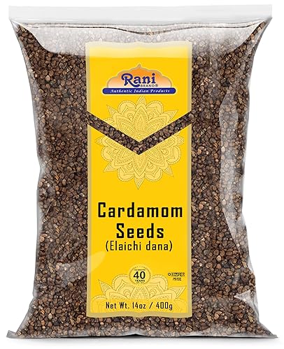 Rani Cardamom (Elachi) Decorticated Seeds Indian Spice 14oz (400g) ~ All Natural | Vegan | Gluten Friendly | NON-GMO | Indian Or