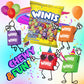 Chewy Candy Winis Original Variety Bag - Taffy Candy 150 individually wrapped pieces- Sharing Size 12 Oz Bag Assorted Halloween