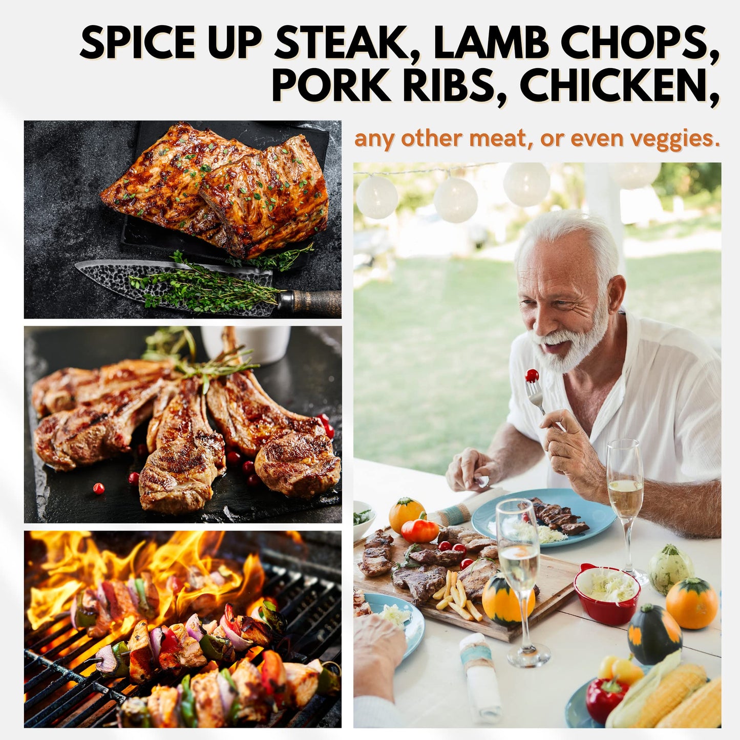 My Secrets Peggys Food Master Grill Blend Seasoning - Herb Seasoning Blend Spice Rub - Spice Mix With Sea Salt Flakes For Grilli