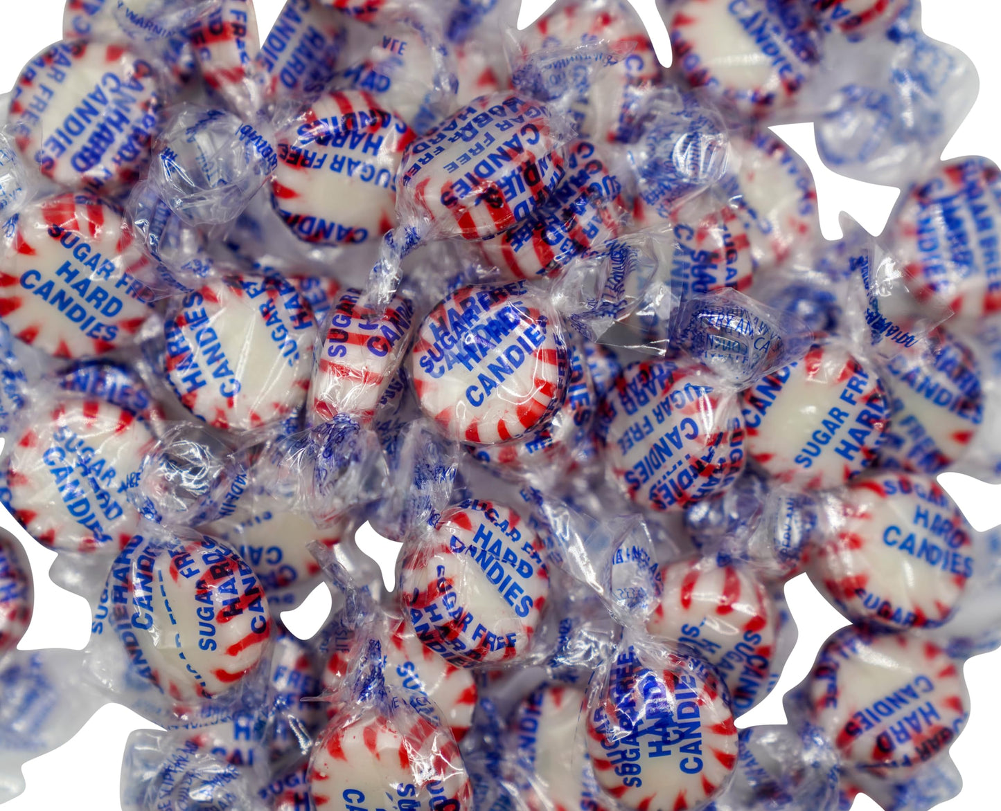 Sugar Free Peppermint Starlights - 2.5 Lbs Of Individually Wrapped Hard Candy