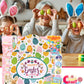 Easter Snack Egg Shape Box (38 Count) Filled With Candy, Marshmallow Gummies, Treats And Plush Easter Bunny, Great Package For F