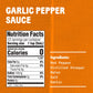 Tabasco Brand Cayenne Garlic Pepper Sauce, Mild Hot Sauce, Glass Bottle, Smoky & Zesty Blend With Savory Garlic, Bold Flavor, Gr