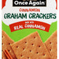 ONCE AGAIN Organic Cinnamon Graham Crackers, 7.93 OZ