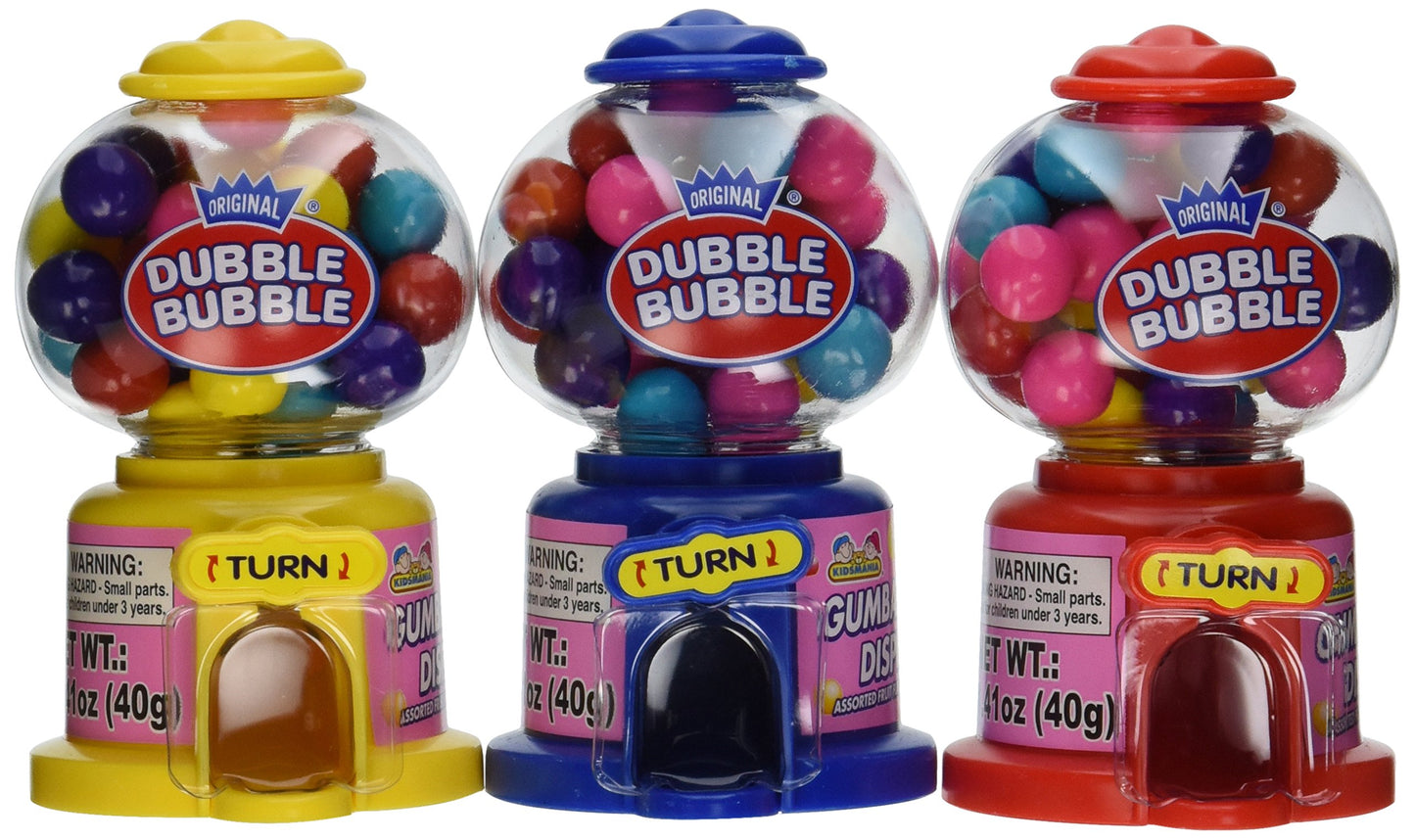 Dubble Bubble Mini Dispenser 12 Pack-1.41 Oz. (40G)