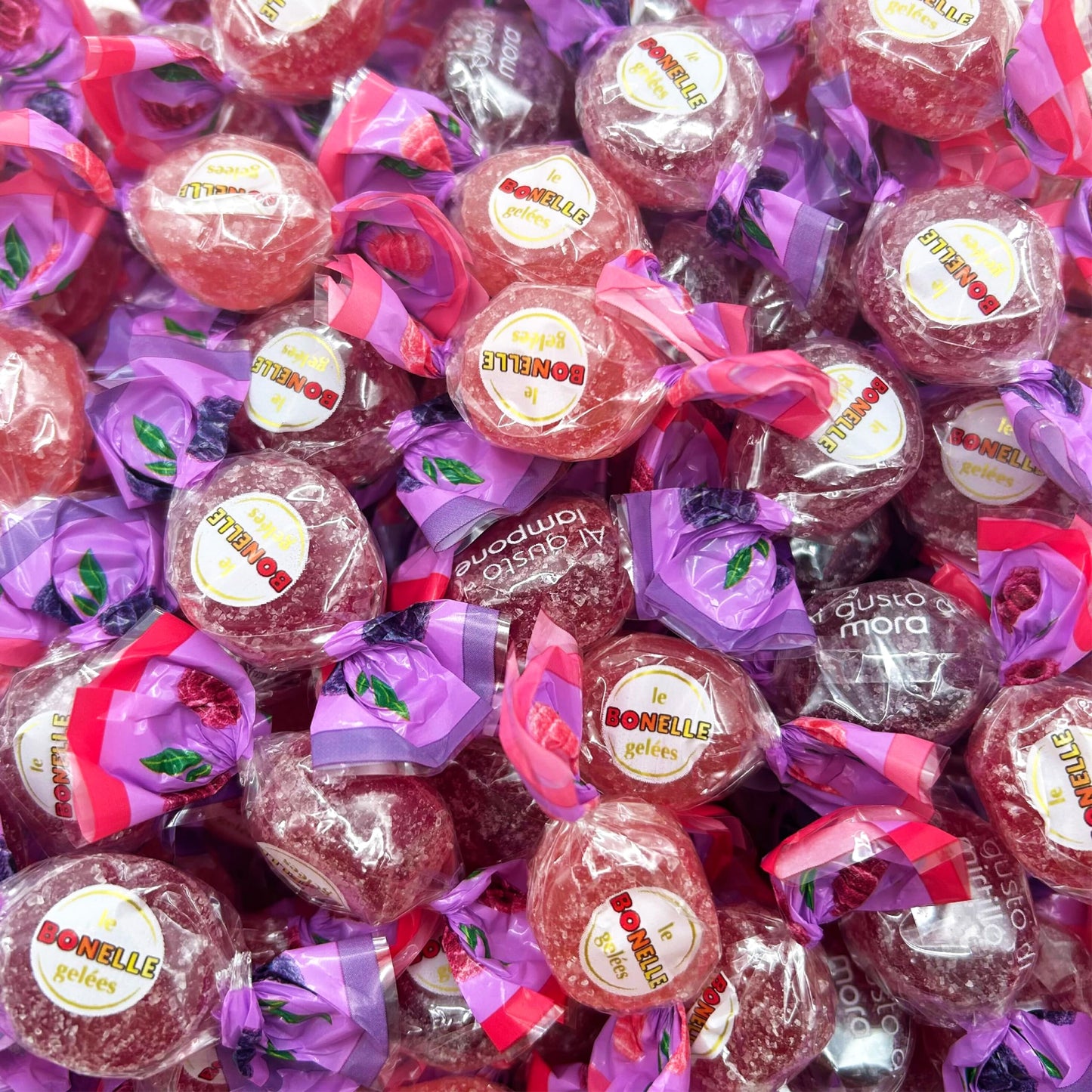 LAETAFOOD Bonelle Italian Berry Jelly Candy - 1 Pound Bag, Approx. 55 Count
