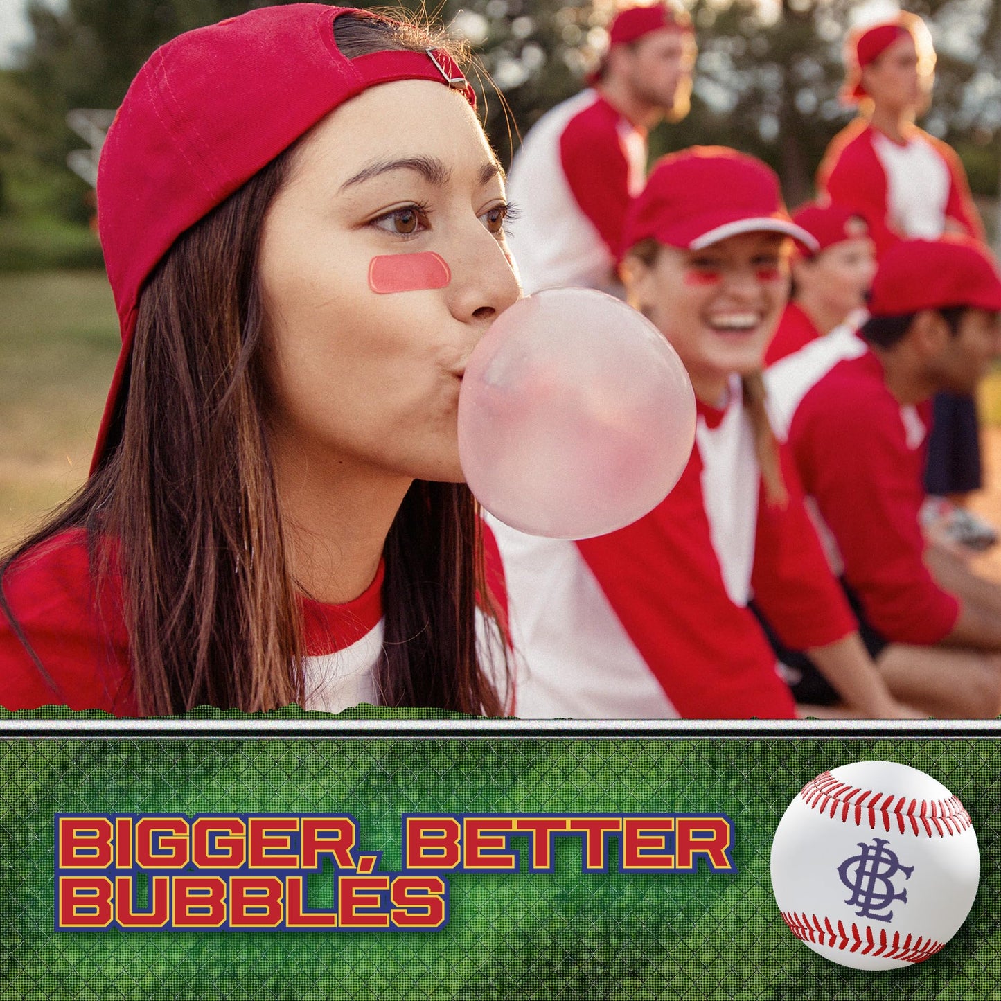 Big League Chew Watermelon Bubble Gum 3-Pack - 2.12oz Packets - Softball Candy for   and Party Favors