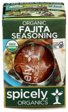 Spicely Organic Seasoning Fajita 0.40 Ounce Ecobox Certified Gluten Free