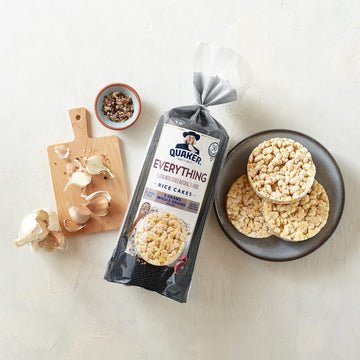 Quaker Rice Cakes, Everything Bagel, 5.9 Ounce Bag