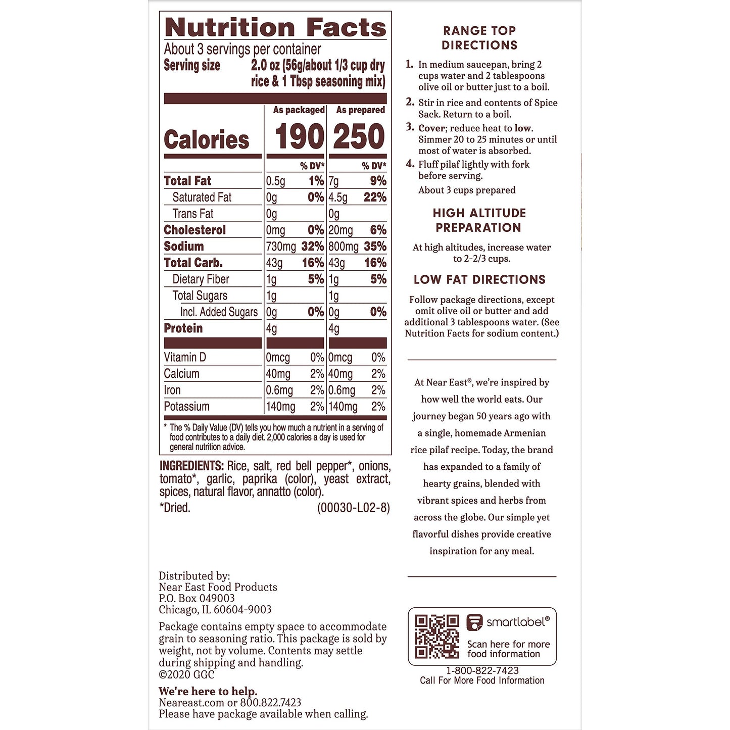 Near East Spanish Rice Pilaf 6.75 Oz