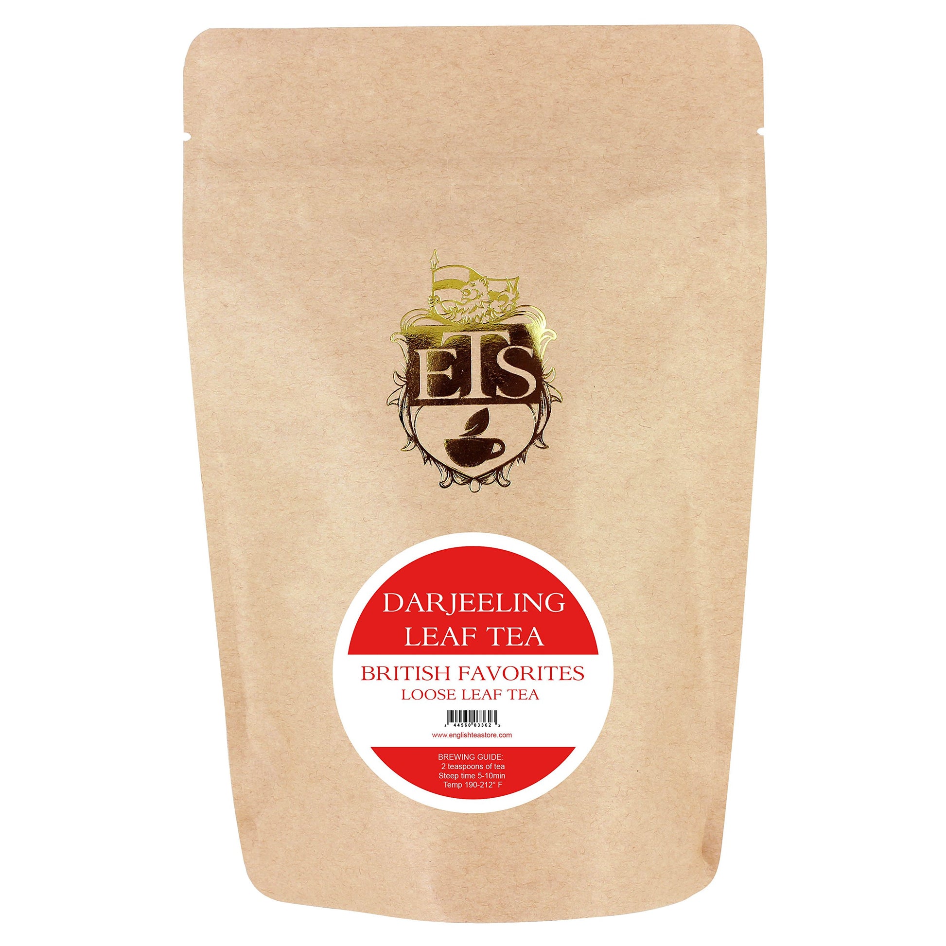 English Tea Store Loose Leaf Darjeeling Tea Pouches, 4 Ounce
