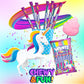 Winis Unicorn | Chewy Candy Swirl | Cotton-Candy Flavored | Sharing Size 4.3 Oz Bag - 11 Pieces | Gifts, Holiday, Parties, Concessions, Pantry, Non-Melting, Party