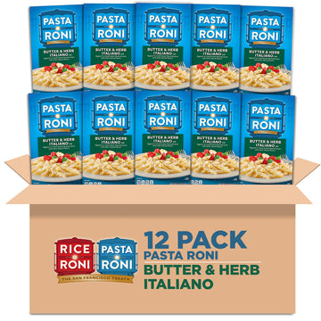Pasta Roni Butter & Herb Italiano Rigatoni Mix, 5.5 Oz, (Pack Of 12 Boxes)