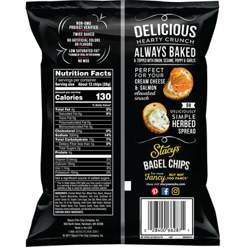 Stacy'S Everything Flavored Bagel Chips, 7 Ounce