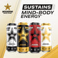 Rockstar Zero Carb Energy Drink, 16 Fl Oz (Pack of 12), Model 00012000240355
