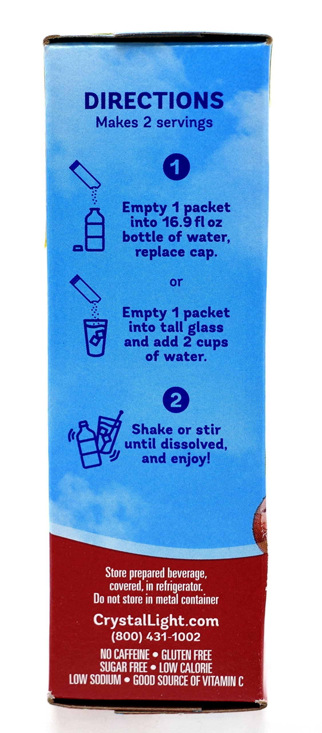 Crystal Light On The Go Cherry Pomegranate Drink Mix, 10-Packet Box (Pack Of 5)