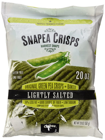 Harvest Snaps Snapea Original Green Pea Crisps, Baked And Lightly Salted, 20 Ounce