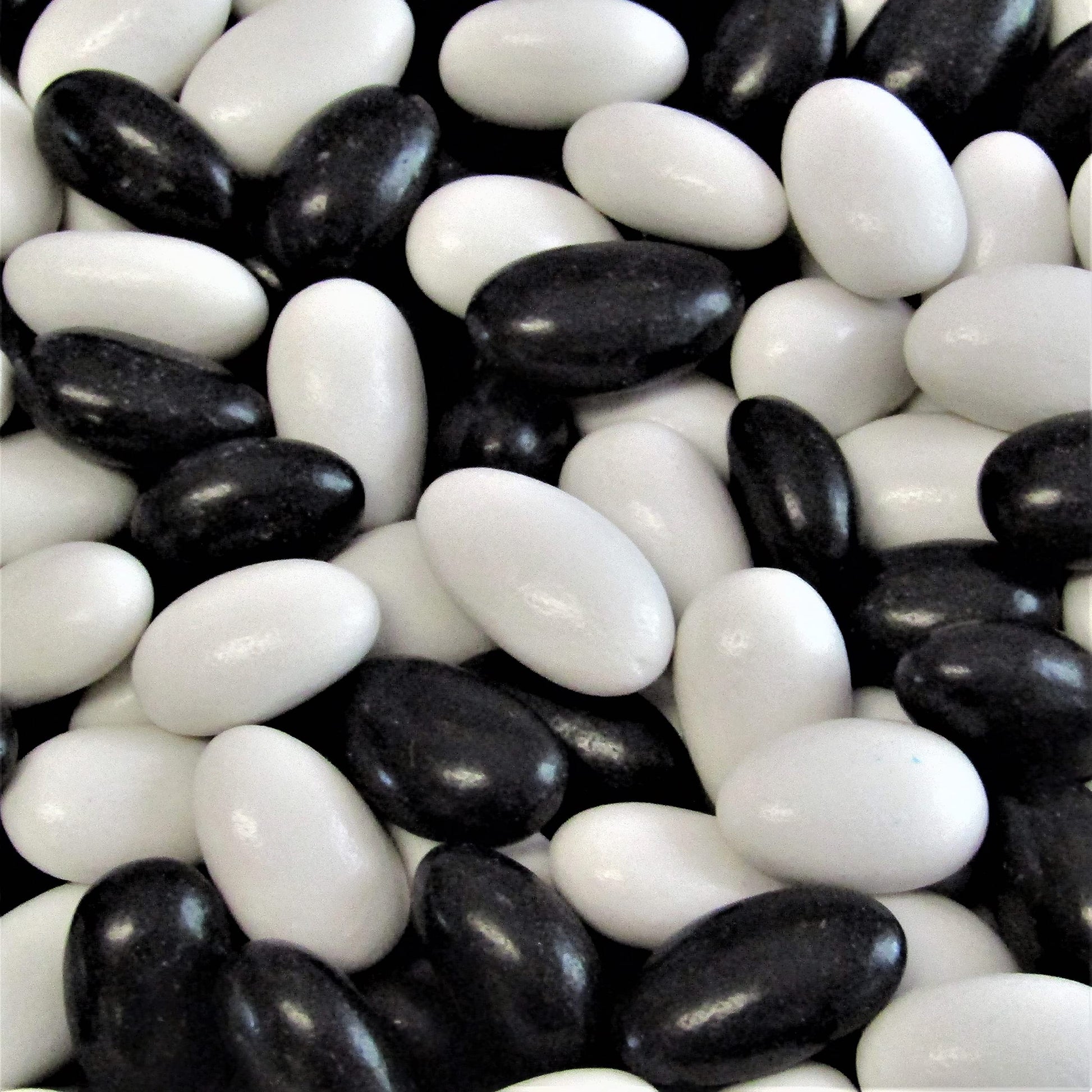 Black Tie Tuxedo Black & White Jordan Almonds by Its Delish 3 LBS - USA Made, Vegan & Kosher- Perfect for Wedding Favors, Bridal