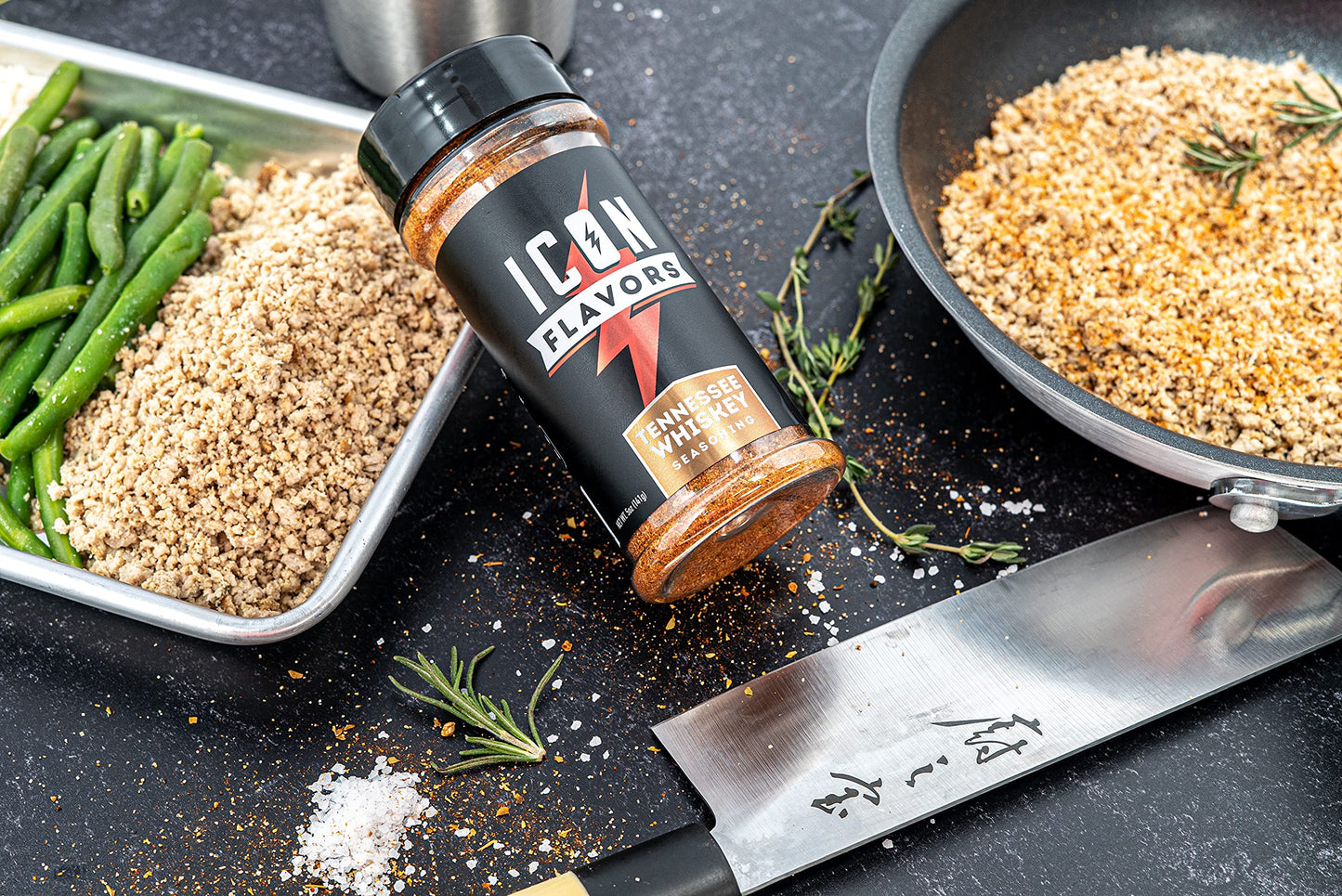 ICON MEALS Gluten Free Seasonings, Flavor Enhancer, 5 Ounce, Keto Approved, Low Carb, Real Ingredients, Amazing Taste