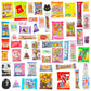 Sakura Box Japanese Candy & Snacks Dagashi Set - 50 Pieces Gift Box, 1 Count