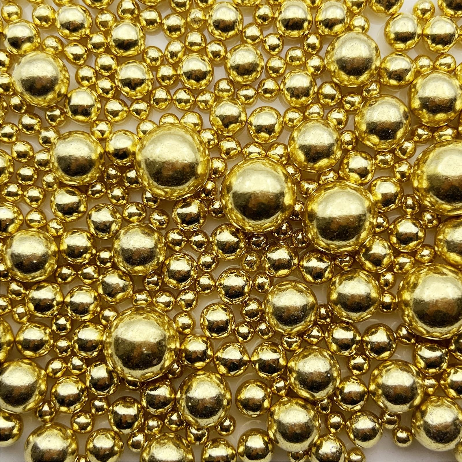 Se Si&Moos Gold Edible Pearls For Cake Decorating Gold Dragee Pearls Gold Cake Pearls Edible Gold Sprinkles Deluxe Gold Sugar Pe