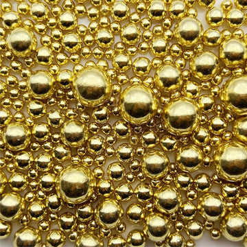 Se Si&Moos Gold Edible Pearls For Cake Decorating Gold Dragee Pearls Gold Cake Pearls Edible Gold Sprinkles Deluxe Gold Sugar Pe