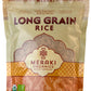 Meraki Organic Brown Long Grain Rice 2 LB Bag - Low GI & High in Fiber, Separated Fluffy Grain & Nutty Texture - Authentic Rice 