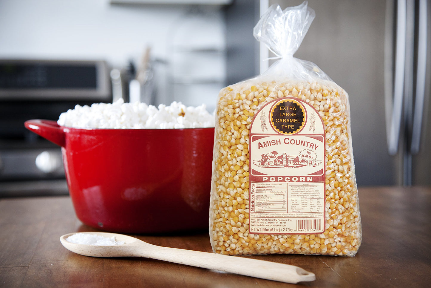Amish Country Popcorn | 6 Lb Bag | Popcorn Kernels | Small And Tender | Old Fashioned, Non-Gmo And Gluten Free (6 Pound (Pack Of