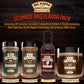 Big Poppa Smokers BBQ Seasoning Kit - Brisket & Steak Seasoning, Beef Injection, Garlic & Pepper Mix, Grannys BBQ Sauce - 4-Pack