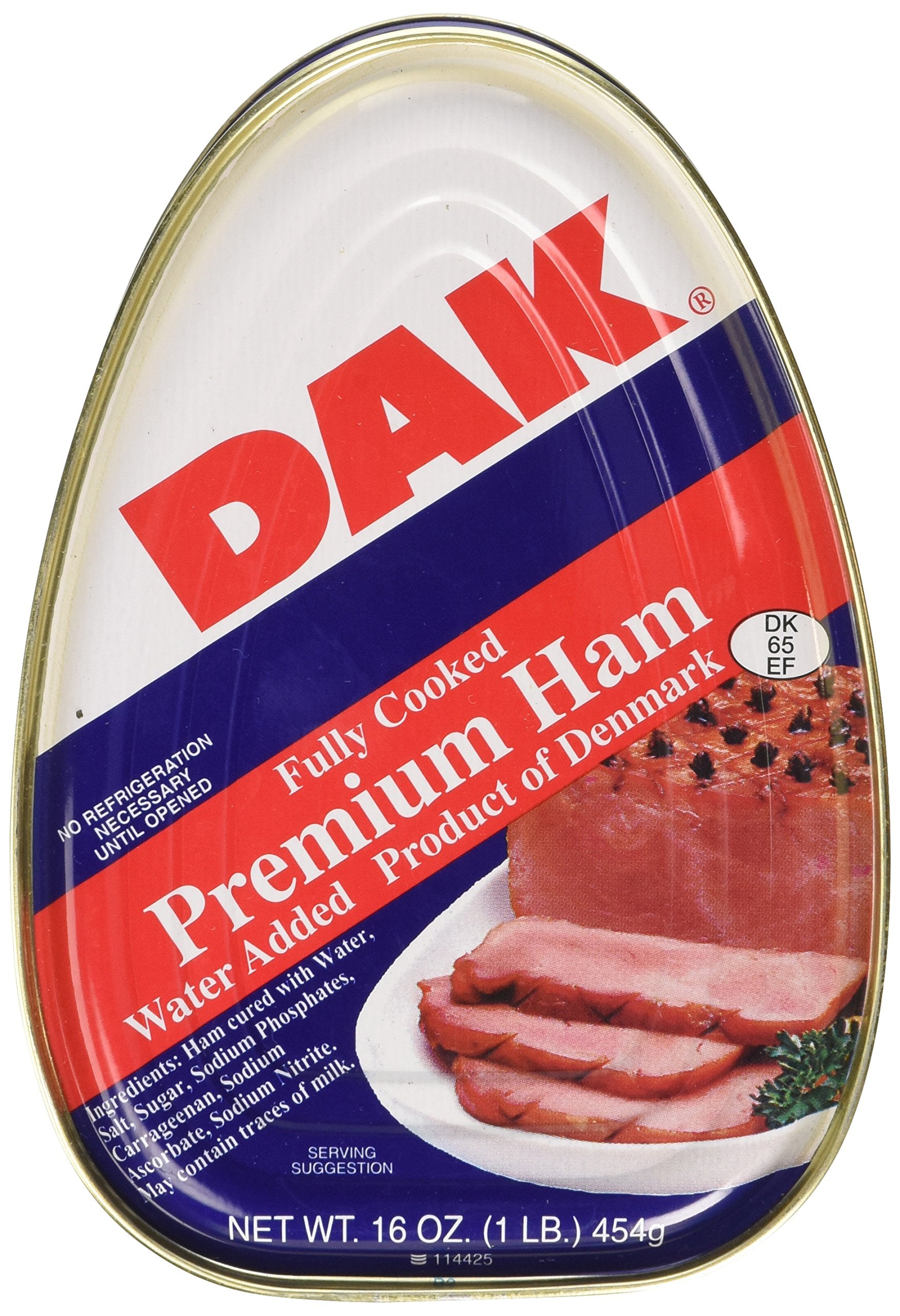 DAK Premium Ham in a Can, 16oz (Pack of 3)