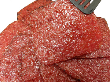 Singapores Famous Street Snack - Fire-Grilled Tender Pork Jerky (Original Flavor - Square Shaped, 8 Oz)  Grilled Fresh & Shipped