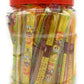Jin Jin Fruit Jelly Filled Strip Straws Candy - 2.2 lb Variety Pack - Many Delicious Flavors