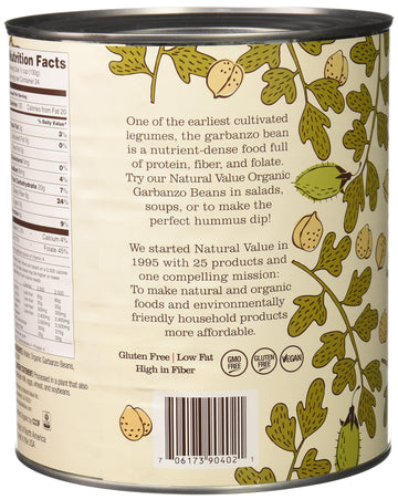 Natural Value Bean Garbanzo Org