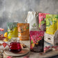 Gardenika Organic Loose Leaf Tea Set - Herbal Caffeine-Free, Rooibos, Spearmint, Chamomile, Hibiscus, Tulsi, Turmeric, Ginger - 5 Pack