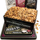 Sugar Plum Chocolates Nuts Gift Basket - Unique Flavored Peanuts Assortment in Medium Tin Box, Ideal Birthday Gift for Men