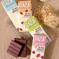 Taza Chocolate Organic Oat Milk Chocolate Bar Variety Pack Bundle  2.5 oz (4 count)  Vegan