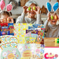 Easter Snack Green Tin (48 Count) Filled With Candy, Peelable Gummies,Bunny And More, Great Package For Family, Friends, Boys An