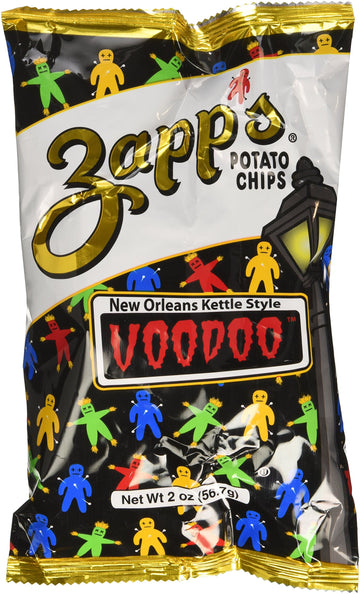 Zapps Potato Chips - Voodoo - 2 Oz (Pack Of 6)
