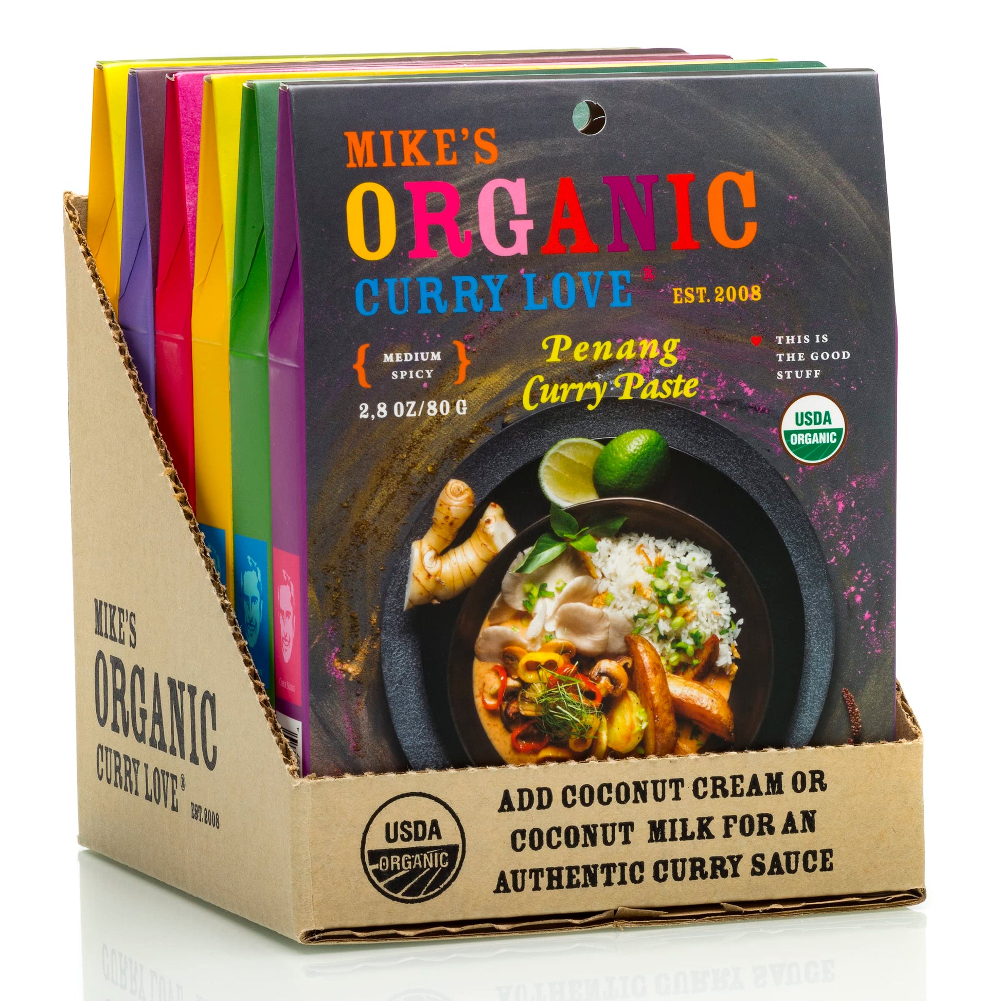 Premium Organic Curry Paste Variety Pack - 5 Flavors | Vegan, Dairy-Free, Sugar-Free | Keto-Friendly | Authentic Thai Cuisine | 