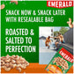 Emerald Nuts Roasted And Salted Whole Cashews (1-Pack), 5Oz Resealable Bag, Kosher Certified, Non-Gmo, Contains No Artificial Preservatives, Flavors Or Synthetic Colors