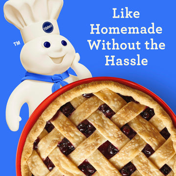 Pillsbury Premade Refrigerated Pie Crust, Two Pie Crusts, 14.1 oz