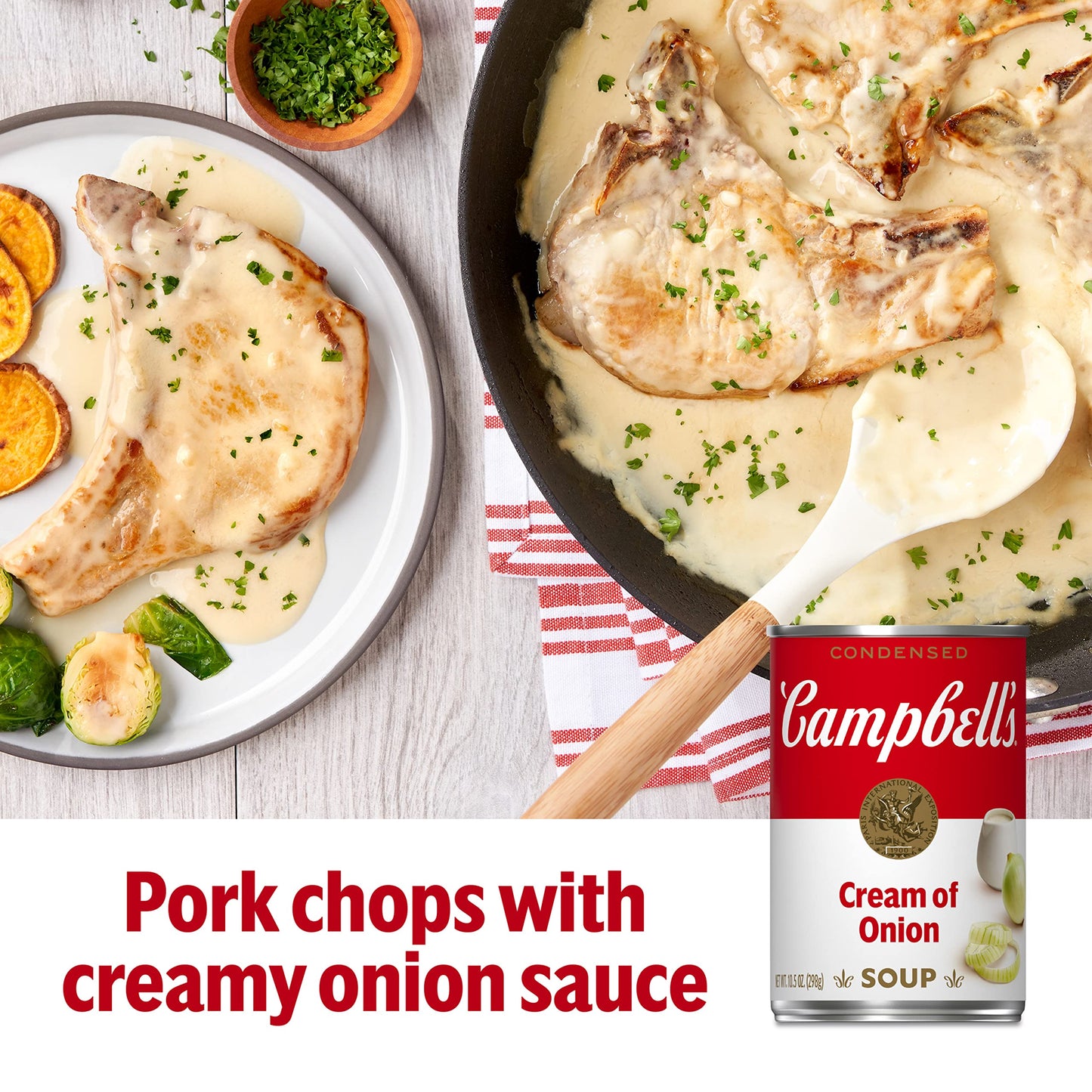 Campbell'S Condensed Cream Of Onion Soup, 10.5 Oz Can (12 Pack)