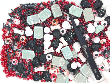 Halloween Tombstone Candy Sprinkles Halloween Decorating Candy Bones Bloody Candy Eyeballs Edible Skull Cake Decorations Kosher