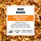 Tiesta Tea Maui Mango | Loose Leaf | Mango Pineapple Herbal Tea | Premium Non-Caffeinated Fruit Blend | Makes Hot Or Iced & Brews Up To 200 Cups | 16 Ounce Resealable Bulk Pouch