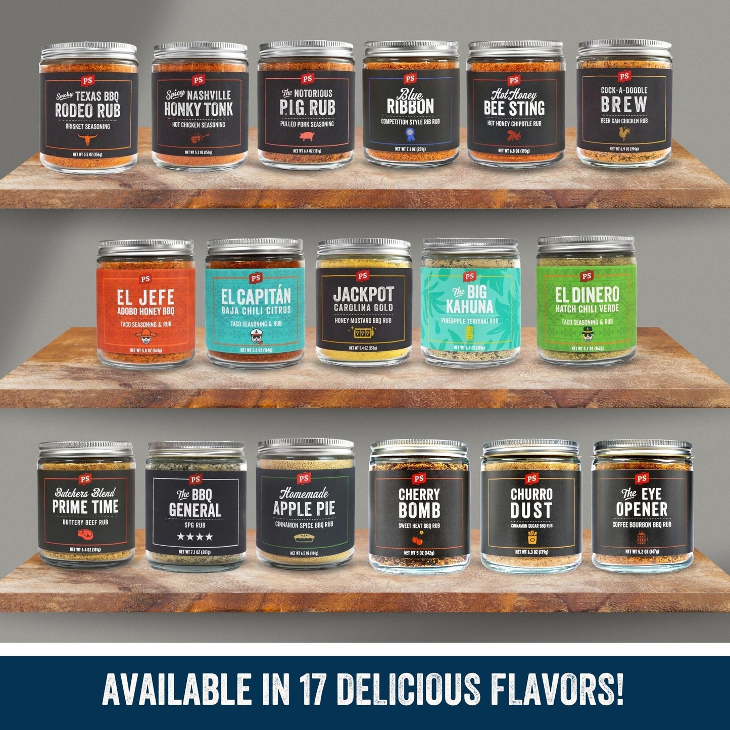 Ps Seasoning Texas-Style Brisket Rodeo Rub - Dry Bbq Rubs And Spices For Grilling, Smoky Aroma, Roasting - Smoky Texas Flavor, Bbq Seasoning Spice Blend For Beef Brisket, Steak, Pulled Pork, Chicken
