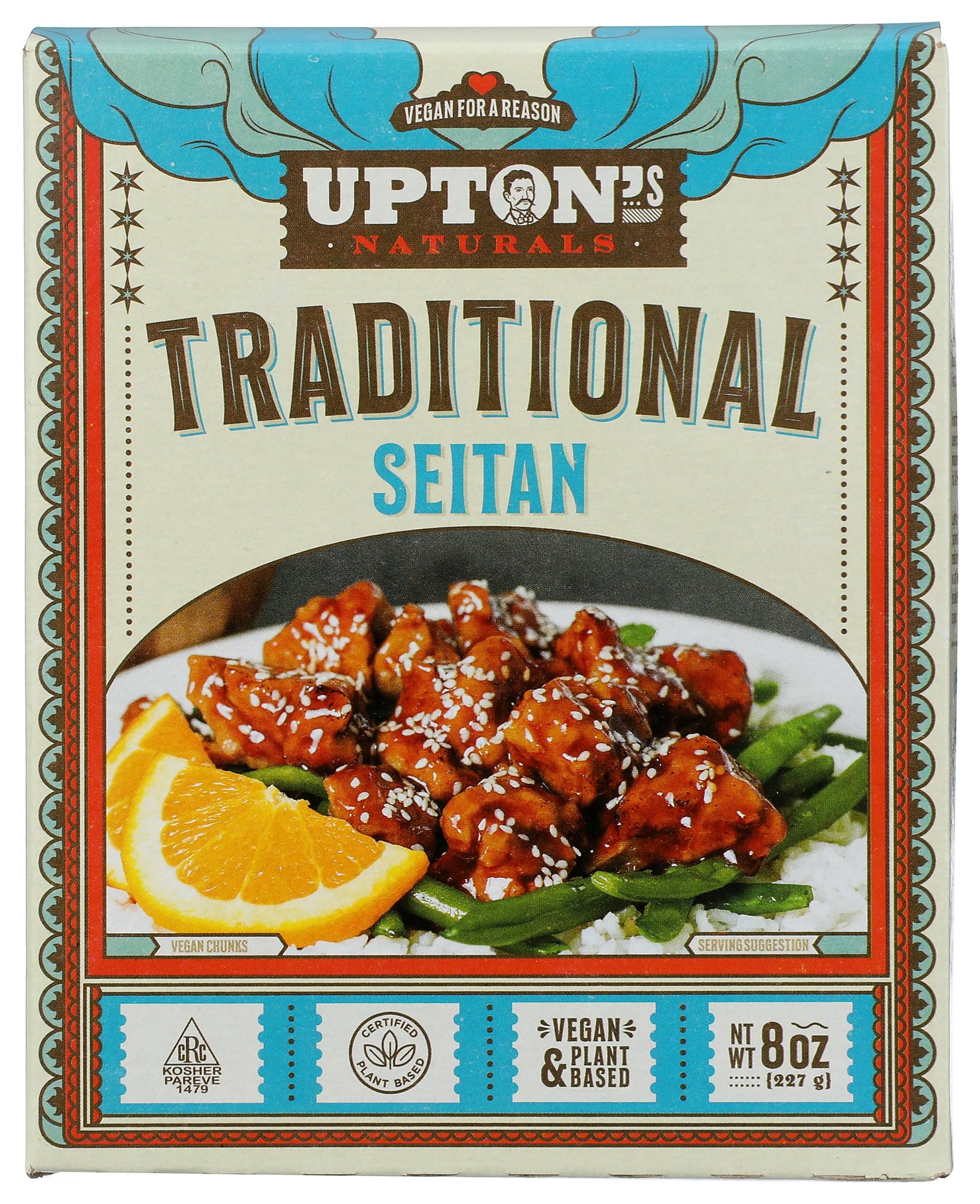 Uptons Natural, Traditional Seitan, 8 oz