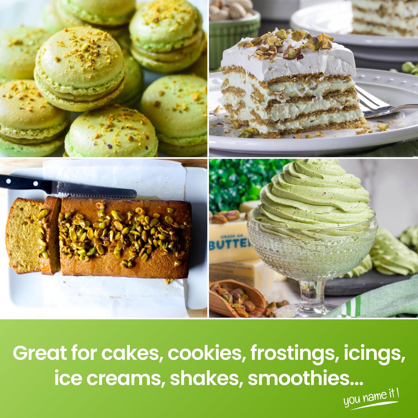 Lorann Oils Pistachio Bakery Emulsion: Genuine Pistachio Aroma, Perfect For Boosting Nutty Notes In Baked Goods, Gluten-Free, Ke