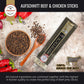 Premium Aufschnitt Grass Fed Beef Jerky Sticks, Low Sodium, Keto & Halal Friendly, 1 Ounce (Pack of 6) - Pepper