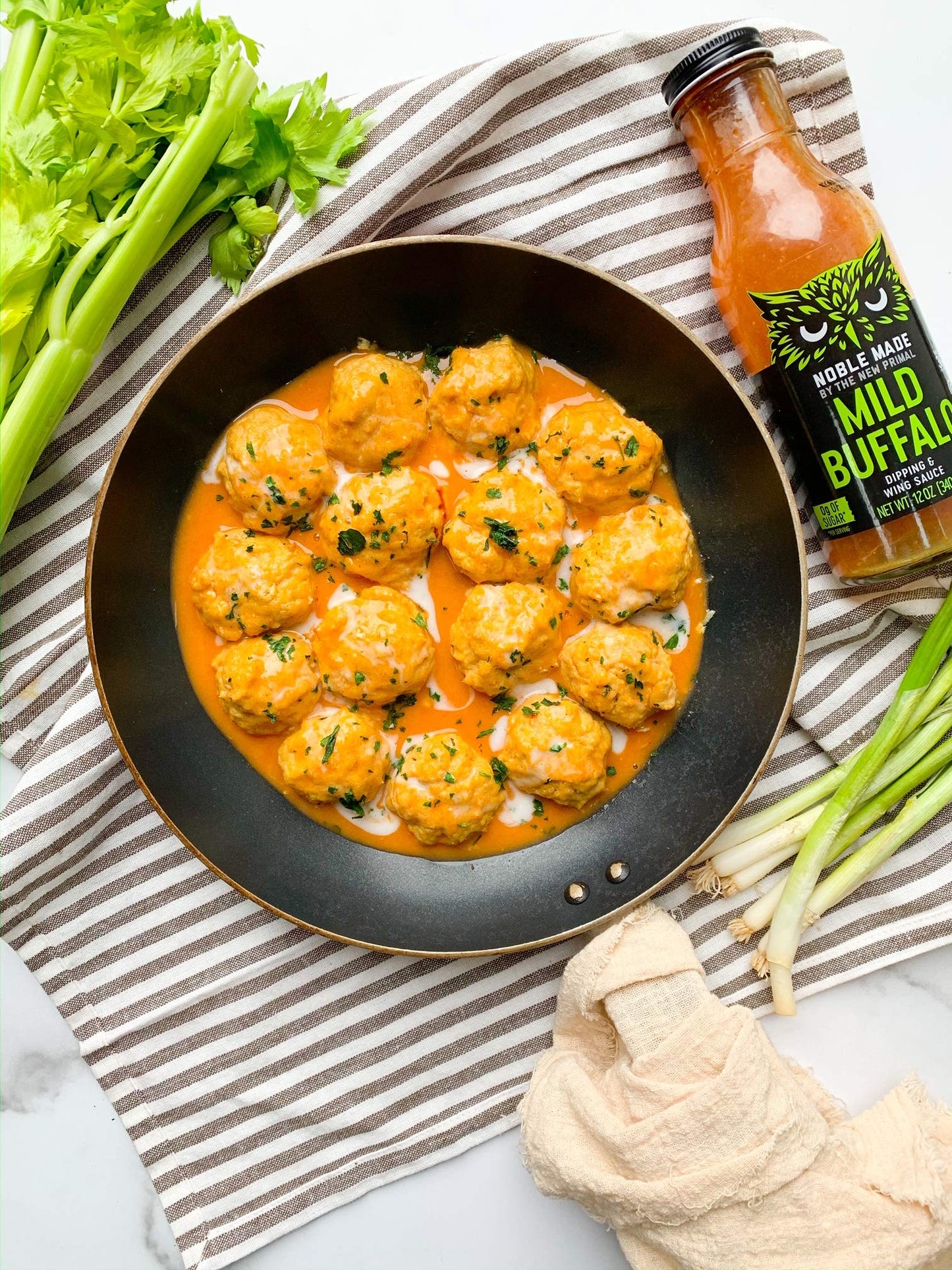 The New Primal - Sauce Buffalo Mild Paleo - Case of 6 - 12 OZ(D0102HX7SLA.)
