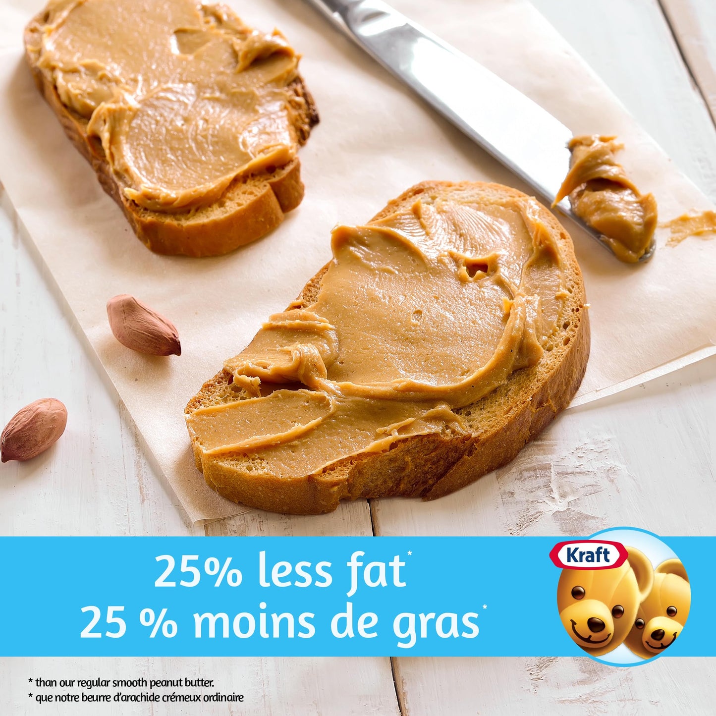 Kraft Peanut Butter - Light Smooth 1Kg