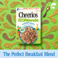 Cheerios Veggie Blends Breakfast Cereal, Blueberry Banana, Made with Fruits and Veggies, 10.6 oz